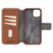Pouzdro Decoded Leather Detachable Wallet Tan iPhone 15 Hnědá