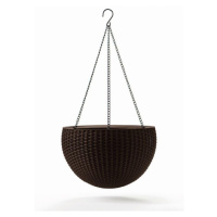 Keter Květináč Keter Hanging Sphere whiskey hnědý KT-610122