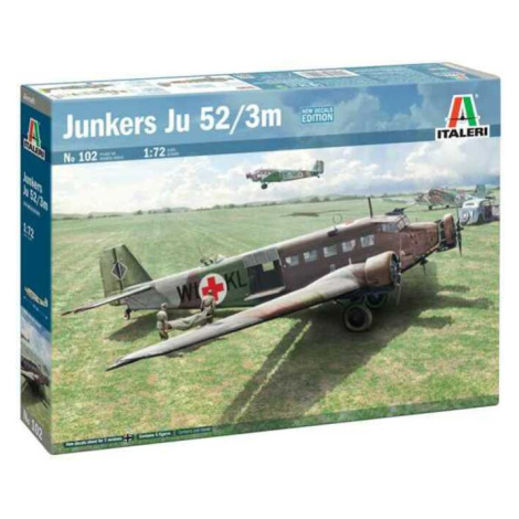 Modelová sada letadla 0102 - Ju-52/3m (1:72) Italeri