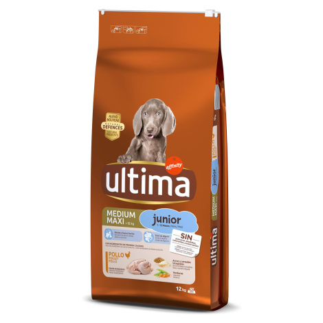 Ultima Medium / Maxi Junior s kuřecím - 2 x 12 kg Affinity Ultima