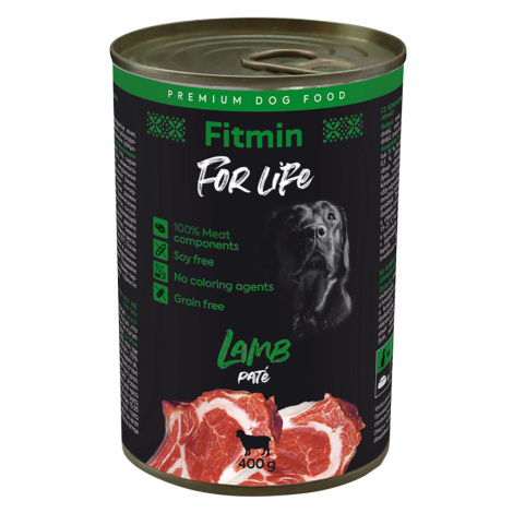 Fitmin Dog For Life 6 x 400 g - jehněčí