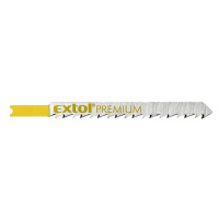 EXTOL PREMIUM 8805509 - plátky do přímočaré pily 5ks, 75x4,0mm, HCS