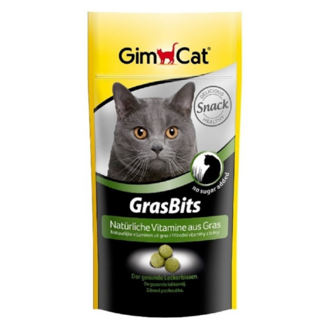 Pochoutka Gimpet - Grass Bits, 40g Gimcat