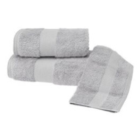 Soft Cotton - Sada ručníků a osušky DELUXE, 3 ks, světle šedá