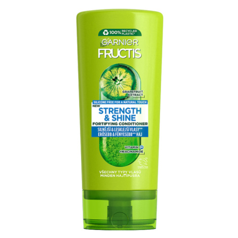 Garnier Fructis Strength & Shine Posilující balzám pro všechny typy vlasů bez lesku a síly, 200