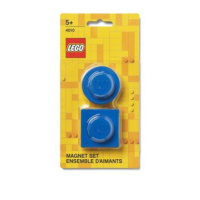 LEGO magnetky, set 2 ks - modrá