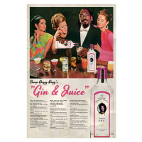 Plakát, Obraz - Ads Libitum - Gin and Juice, 40x60 cm