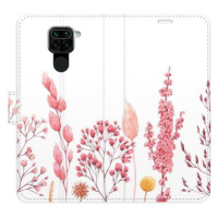 iSaprio flip pouzdro Pink Flowers 03 pro Xiaomi Redmi Note 9