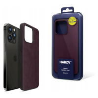 Fialové stylové pouzdro na iPhone 15 Pro 3mk Hardy MagFabric Case