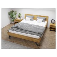 Dubová postel Tero Classic 180x200 cm, dub, masiv