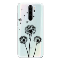 iSaprio Three Dandelions - black pro Xiaomi Redmi Note 8 Pro