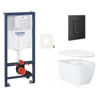 Závěsný wc set do lehkých stěn / předstěnová montáž Grohe Essence SIKOGRSESEKF0