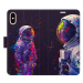 iSaprio Flip pouzdro Neon Astronaut 02 pro iPhone X/XS