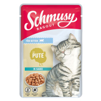 Schmusy Ragout Kitten in Sauce 22 x 100 g - krůtí