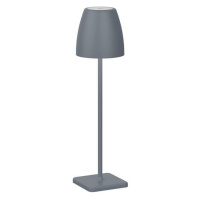 NOVA LUCE venkovní stolní lampa COLT tmavě šedý litý hliník a akryl LED 2W 3000K IP54 62st. 5V D