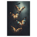 Fotografie Glowing Butterflies, Treechild, 26.7 × 40 cm