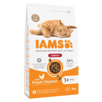 IAMS granule, 3 kg - 10 % sleva - Indoor Cat s kuřecím