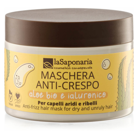 laSaponaria Maska proti krepatění vlasů s aloe vera a kyselinou hyaluronovou 200 ml