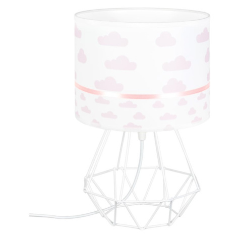 ELIS DESIGN Dětská stolní lampa - Růžové mráčky Elisdesign