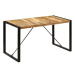 Jídelní stůl 140x70x75 cm masivní mangovníkové dřevo