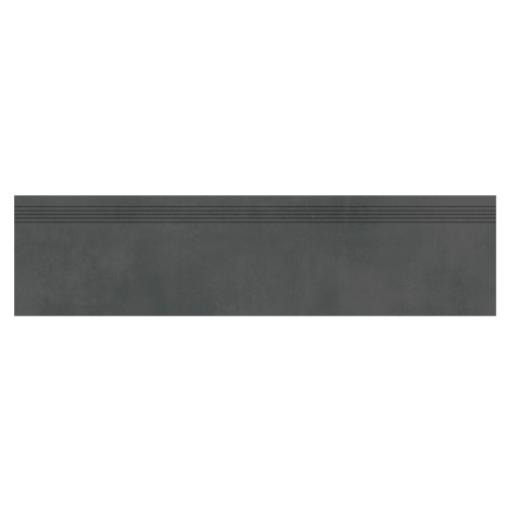Schodovka Rako Extra černá 30x120 cm mat DCPVF725.1