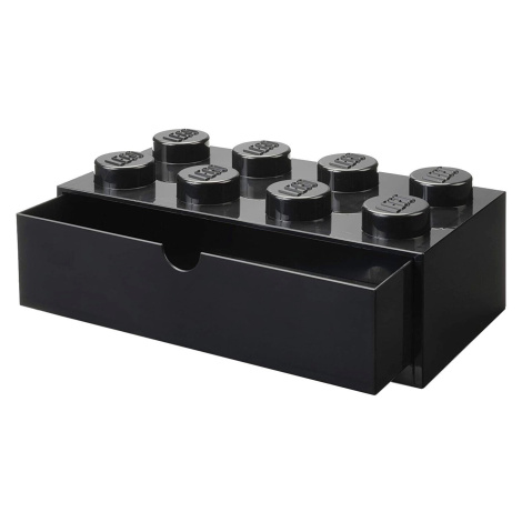 Stolní box LEGO, se zásuvkou, velký (8), černá - 40211733 SmartLife