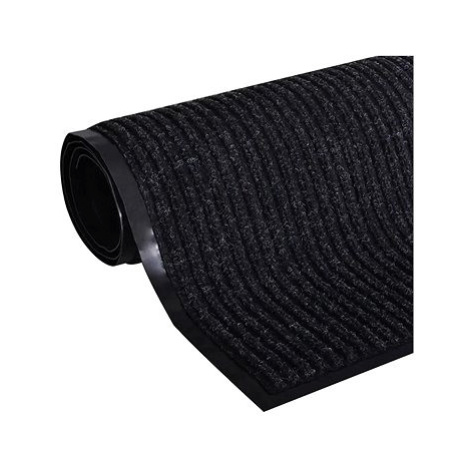 Černá PVC rohožka 90 × 120 cm SHUMEE
