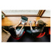 Fotografie A young man and woman in a café, Hinterhaus Productions, 40 × 26.7 cm