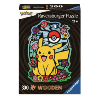 Ravensburger Dřevěné puzzle Pikachu 300 dílků