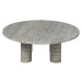 Šedý kamenný kulatý konferenční stolek ø 75 cm Volos – Blomus