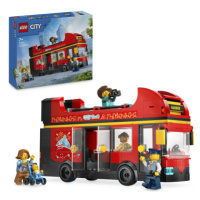 LEGO® City 60407 Červený dvoupodlažní vyhlídkový autobus