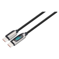 Kabel SOLIGHT SSC1802 USB-C/USB-C 2m Black