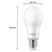 Philips Philips LED žárovka E27 13W 1521lm 2700K matná 2ks