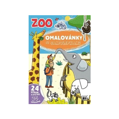 Omalovánky se samolepkami - Zoo JM - Jiří Models