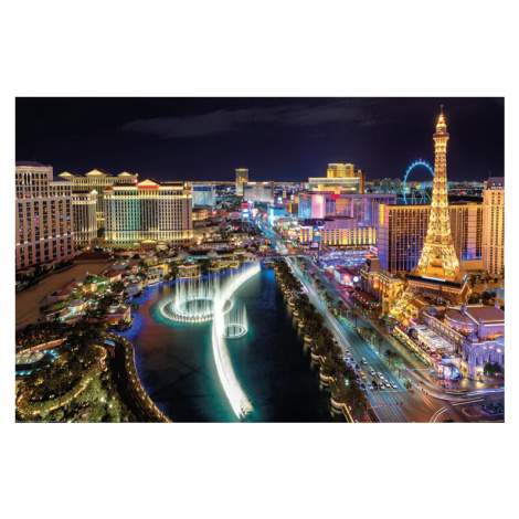 Plakát, Obraz - Las Vegas - Aerial View, (120 x 80 cm)