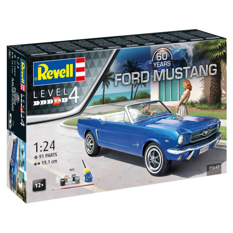 Gift-Set auto 05647 - 60th Anniversary Ford Mustang (1:24) Revell