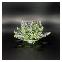 Křišťálové sklo - Lotosový květ Basic, Zelená