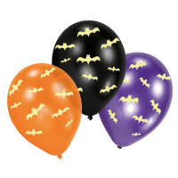 Halloween Netopýři - Balónky svítící ve tmě 6 ks