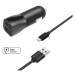FIXED s 2xUSB výstupem a USB/micro USB kabelu 1 metr 15W Smart Rapid Charge černá