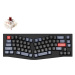 Keychron QMK Q8 65% Ergonomic Gateron G Pro Hot-Swappable Brown Switch Mechanical, Black - US