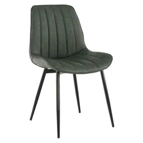 Židle, zelená / černá, Hazal Tempo Kondela