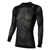 Aclima Merino triko WoolNet Crew Neck shirt 120g - Jet Black Velikost: M