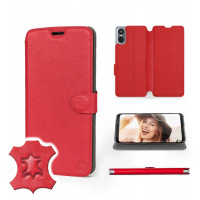 Pouzdro Mobiwear pro Sony Xperia 10 VI Red Leather