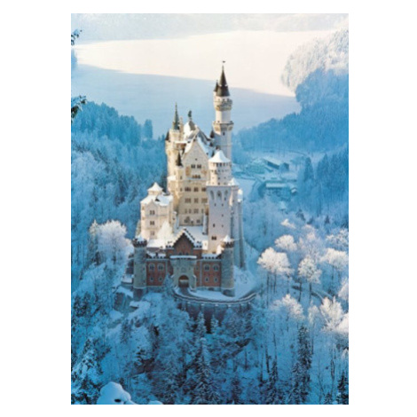 RAVENSBURGER Puzzle Zámek Neuschwanstein v zimě 1500 dílků 6423