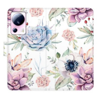 iSaprio flip pouzdro Succulents Pattern pro Xiaomi 13 Lite