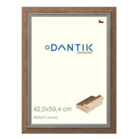 DANTIK rámeček 42 × 59,4, AMALFI okrový plexi čiré