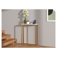 ArtAdrk Příruční stolek LUCAS | zlaté nohy Barva: Bílá