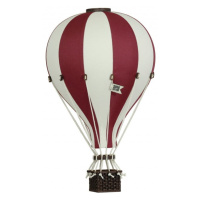 Super balloon Dekorační horkovzdušný balón – bordó - L-50cm x 30cm
