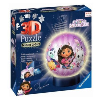 Ravensburger: Puzzle-Ball Gabby’s Dollhouse 72 dílků (noční edice)