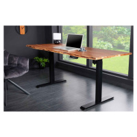 LuxD Výškově nastavitelný psací stůl Massive 140 cm akácie